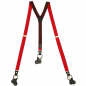 Preview: Suspenders in red-black