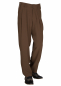 Preview: Bundfaltenhose Herren Retro Stil in Braun