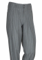 Preview: Gray Striped Pleated Trousers