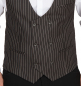 Preview: Retro brown/white striped vest