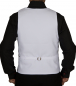 Preview: Double breasted mens vest in white