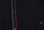 Preview: Edles schwarzes Designerhemd im Regular Fit mit farbigen Kontrasten und Button-Down-Kragen. Perfekt für Rockabilly, Retro und Tanz.