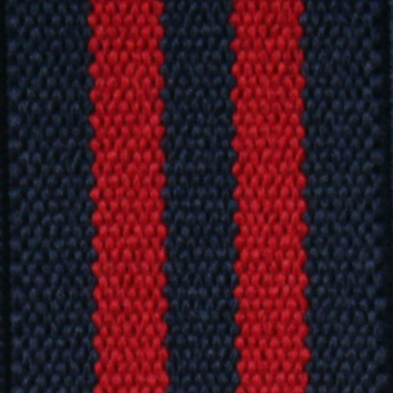 Suspenders navy-red