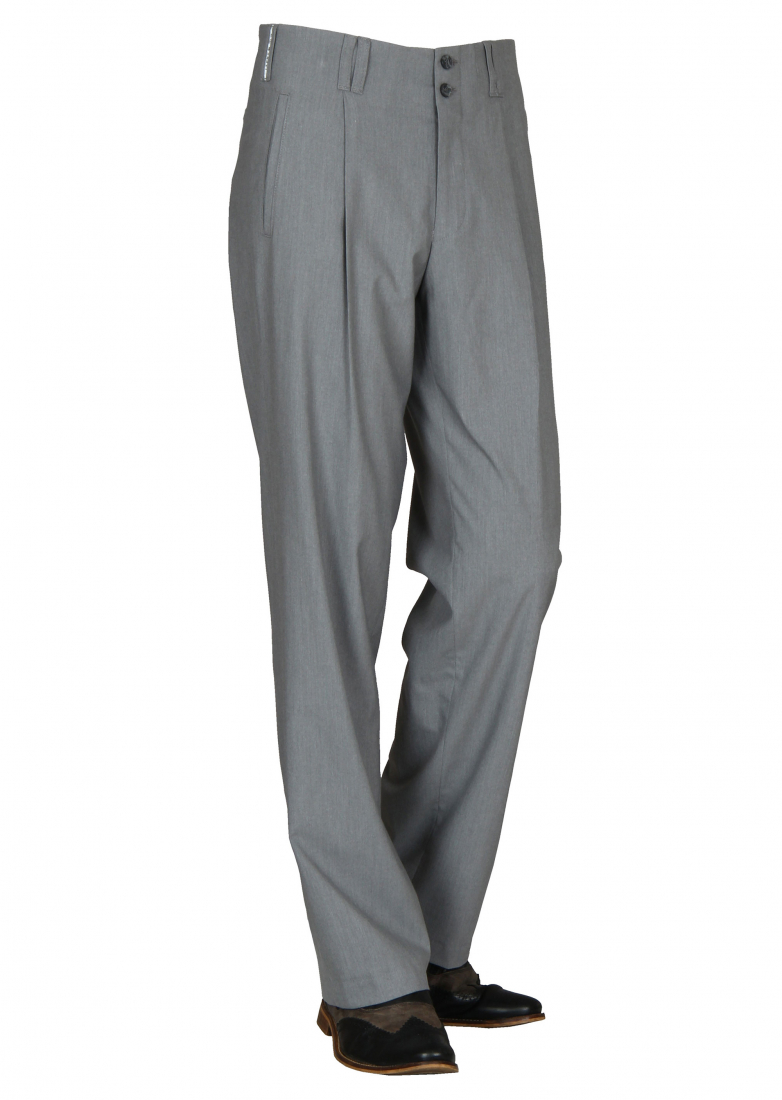 Pleated Pants in Gray