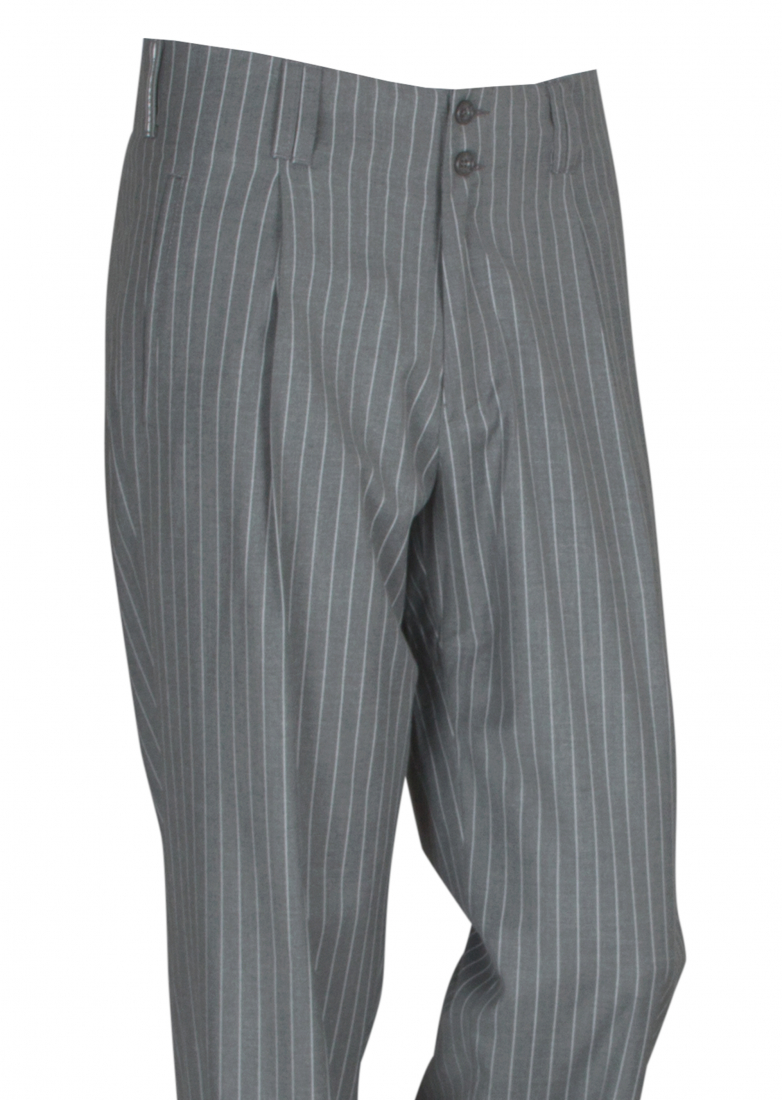 Pinstripe Pants in Gray