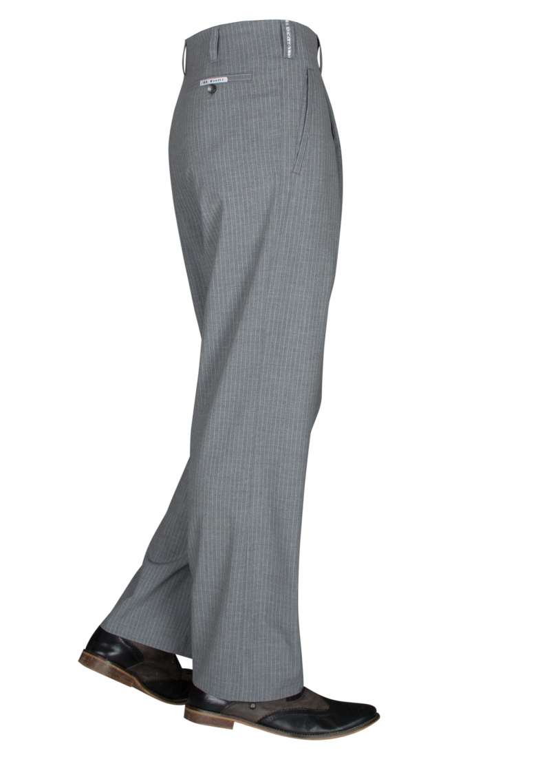 Pinstripe Pants in Gray