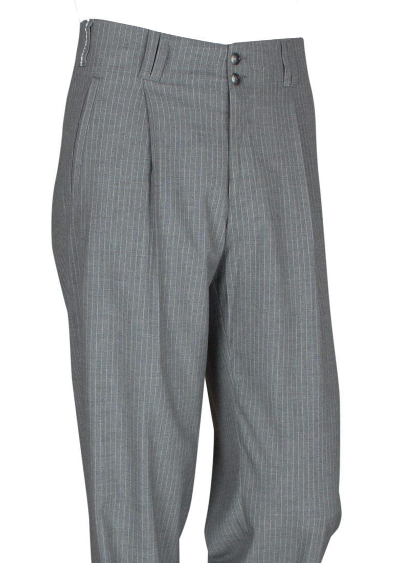 Pinstripe Pants in Gray