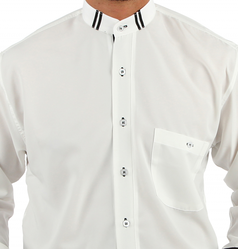 Stand-up Collar Shirt