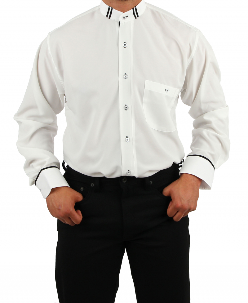 Stand-up Collar Shirt