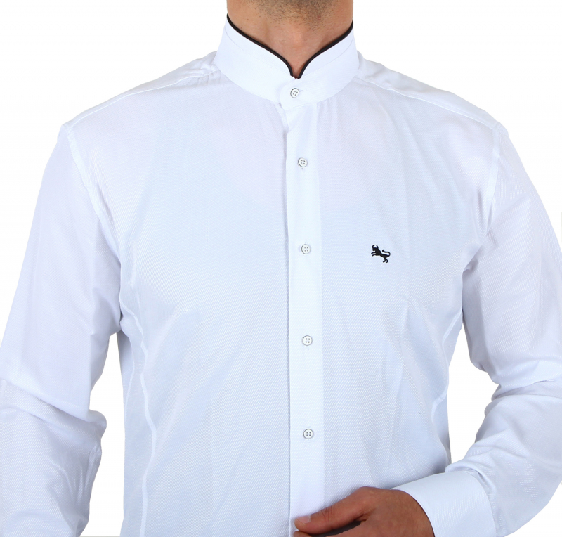 Stand-up Collar Shirt