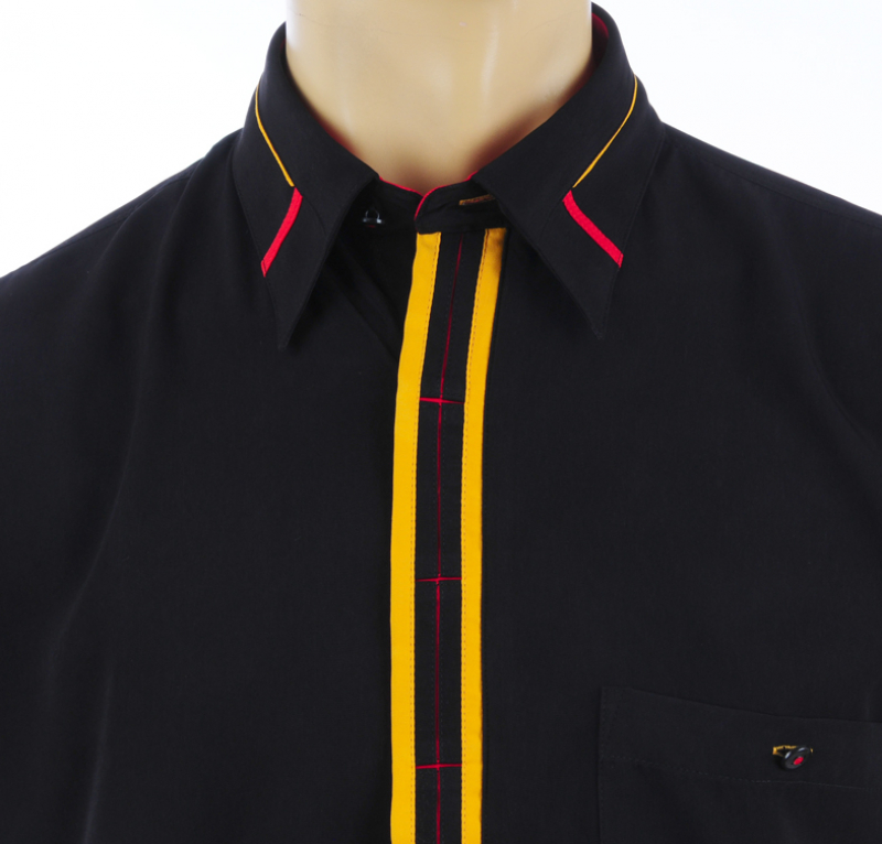 H. K. Mandel shirt in black