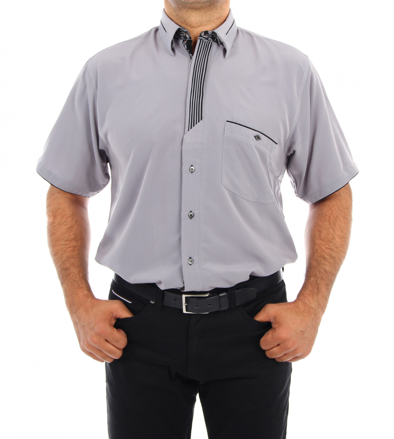 Luxury designer shirt in gray