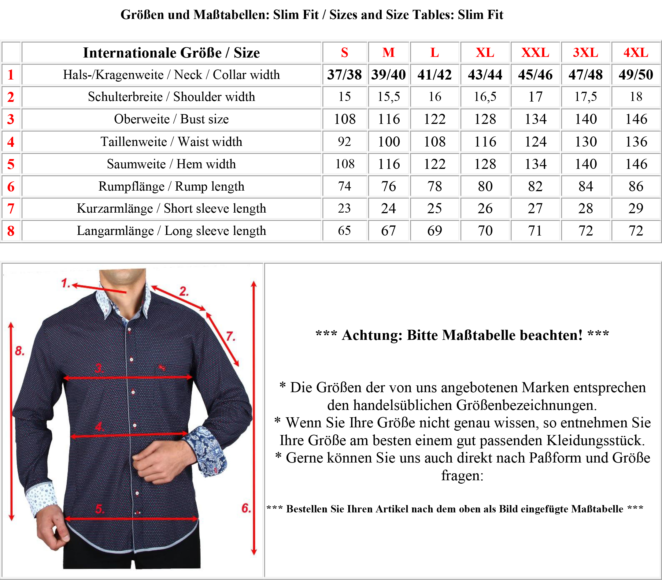 M slim shop fit size