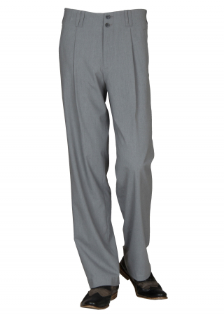 Pleated Pants in Gray