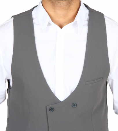 Green gray suit vest vintage