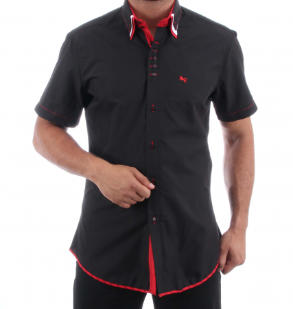 Triple Collar Mens Shirt