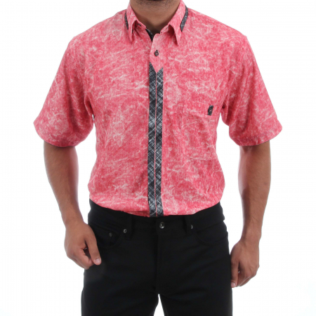 Shirt in rose in batik