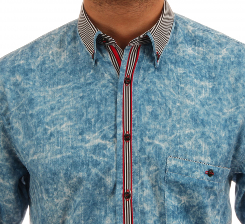 Men's Batik short sleeve shirt