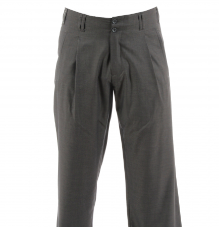 Pleated Trousers Gray