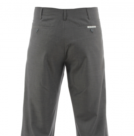 Bundfalten Hose Grau