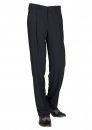 Bundfaltenhose Herren in Schwarz Model Swing